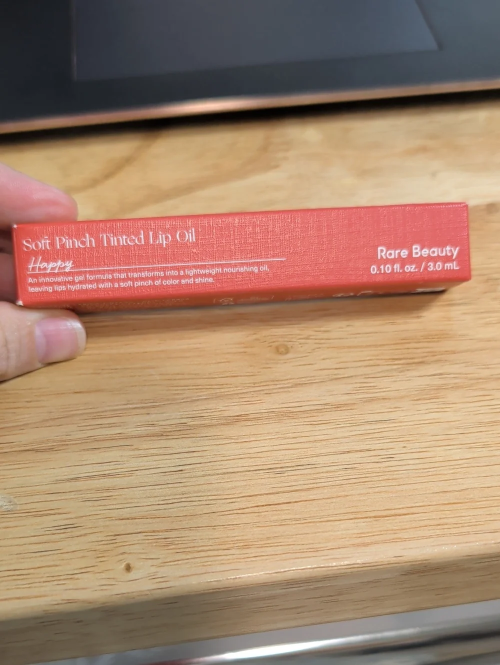 Rare Beauty Soft Pinch Tinted Lip Oil — Happy (Coral)
